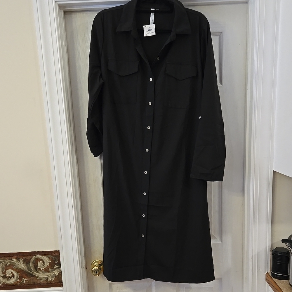Black Shirt Dress